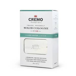 lot 3456 image: Cremo Silver Water & Birch Mens Solid Cologne - .45oz