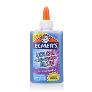 lot 3458 image: Elmers 5oz Color Change Blue to Purple Washable Glue
