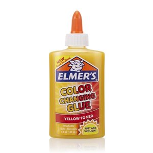 lot 3461 image: Elmers 5oz Color Change Yellow to Red Washable Glue