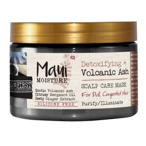 lot 3496 image: Maui Moisture Detoxifying  Volcanic Ash Scalp Care Mask for Dull and Congested Hair - 12 fl oz