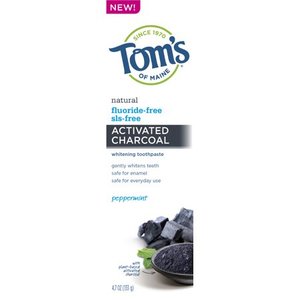 lot 4035 image: Toms of Maine Charcoal Fluoride Free Toothpaste - 4.7oz