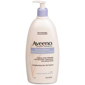 lot 4091 image: Aveeno Stress Relief Moisturizing Lotion to Calm & Relax, 18 fl. oz