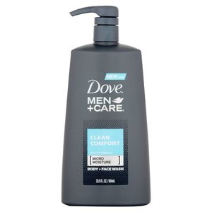 lot 4093 image: Dove MenCare Clean Comfort Micro Moisture Mild Formula Body Wash - 23.5 fl oz