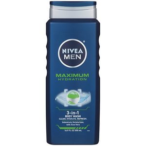 lot 4102 image: Nivea Men Maximum Hydration 3-in-1 Body Wash - 16.9 oz