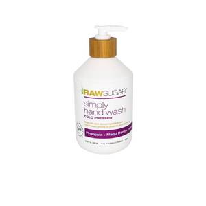 lot 4107 image: Raw Sugar Simply Hand Wash Pineapple  Maqui Berry  Coconut - 16.9 fl oz