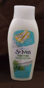 lot 4119 image: ST. Ives Purifying Sea Salt & Pacific Kelp Body Wash 24 FL OZ