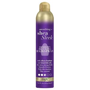 lot 4127 image: OGX Smoothing  Shea Sleek Humidity Blocking Hairspray - 8oz