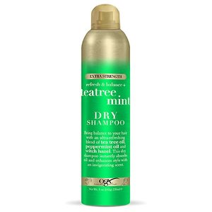 lot 4128 image: OGX Teatree Mint Extra Strength Dry Shampoo - 5oz
