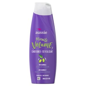 lot 4132 image: Aussie Paraben-Free Miracle Volume Conditioner w Plum & Bamboo For Fine Hair, 12.1 fl oz