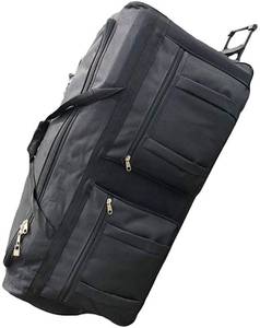 lot 6035 image: 42-inch Rolling Duffle Bag with Wheels, Luggage Bag, Hockey Bag, XL Duffle Bag With Rollers, Heavy Duty Oversized Storage Bag