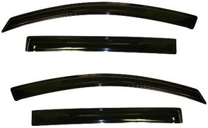 lot 6045 image: Dark Smoke Window Reflector, 4-Piece Set for 2011-2016 Kia Sportage