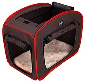 lot 7004 image: Petsfit Portable Pop Up Pet Cage,Dog Kennel,Cat Play Cube grey