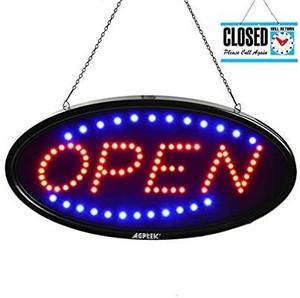 lot 8015 image: neon open sign