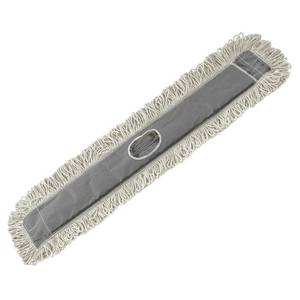 lot 8018 image: Alpine Industries 48 Cotton Dust Dry Mop Replacement Head
