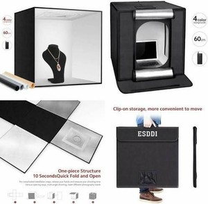 lot 8037 image: led shooting tent kit