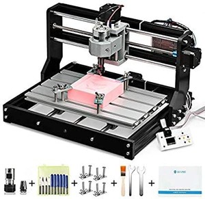 lot 9002 image: Genmitsu CNC 3018-PRO Router Kit GRBL Control 3 Axis Plastic Acrylic PCB PVC Wood Carving Milling Engraving Machine
