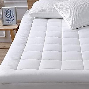 lot 9005 image: Queen Mattress Pad Cover Cooling Mattress Topper