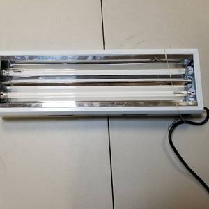 lot 9032 image: Overhead Hanging Light 2 Bars