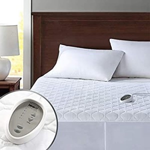 lot 9081 image: Degrees Of Comfort Cozy Electric Bed Warmer  Heated Mattress Pad King Size