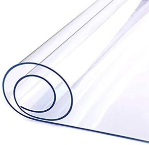 lot 9102 image: LovePads 2mm Thick 54 x 54 Inches Clear Table Cover Protector