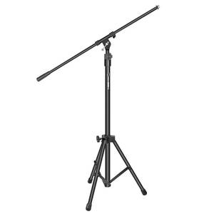 lot 6145 image: Neewer Heavy Duty Microphone Stand �� 40.2-64.2 inches Adjustable Height with 31.9 inches Extendable Telescoping Boom Arm and Stable Tripod Base, Clutch in T-Bar Adjustment, Aluminum Alloy