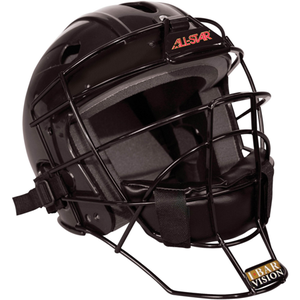 lot 6170 image: All-Star League Series Youth Tee Ball Catchers Helmet - Black