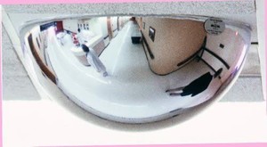 lot 6194 image: See All PVT-BAR2X2 Panaramic Full Dome T-Bar Plexiglas Security Mirror, 360 Degree Viewing Angle, 2 x 2 Drop In, 24 Diameter (Pack of 1)