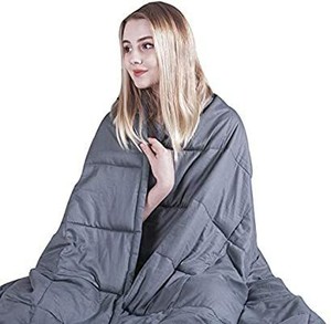 lot 6195 image: COMHO Weighted Blanket Cotton Heavy Blanket 20 lbs,60x80,Queen Size