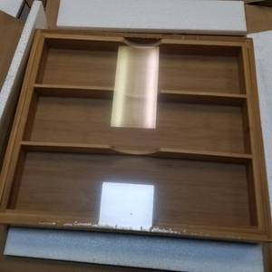 lot 9133 image: Bamboo Drawer Organizer 5 Piece