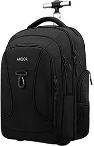 lot 9136 image: Rolling Backpack,Wheeled Laptop Backpack for Travel