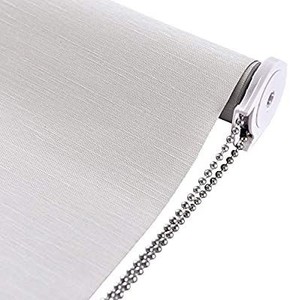 lot 9138 image: Thermal Insulated Fabric 100% Blackout UV Protection Striped Jacquard Roller Shades for Windows