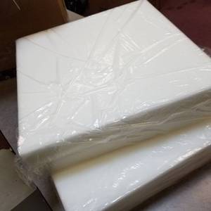 lot 9146 image: Memory Foam Seat Inserts 4 Set 16x16x2 inch