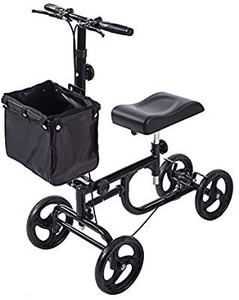 lot 9147 image: ELENKER Steerable Knee Walker Deluxe Medical Scooter for Foot Injuries