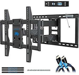 lot 9155 image: Mounting Dream Full Motion TV Mount UL Listed TV Wall Mount Bracket for 42-75 Inch TVs