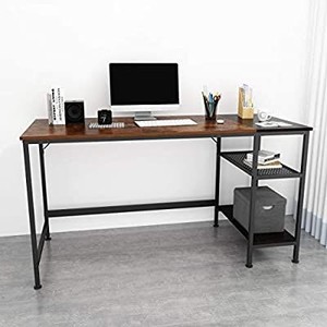 lot 9157 image: JOISCOPE Computer Desk with Shelves,Laptop Table with Grid Drawer