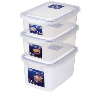 lot 1066 image: Lustroware Smart Keep Box, Set of 3