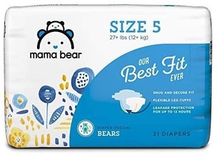 lot 1088 image: Mama Bear Diapers Size 5