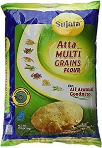 lot 6256 image: Sujata, Atta - MultiGrains Flour, 20 Pound(LB)