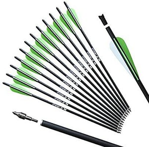 lot 6262 image: REEGOX 20 inch Crossbow Bolts Bio with 4-Inch Vanes(Pack of 11