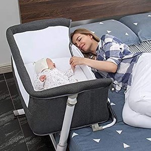 lot 9185 image: Baby Bassinet,RONBEI Bedside Sleeper,Baby Bed