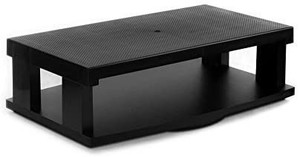 lot 9192 image: Aleratec Heavy Duty Flat LCDLED TV Swivel Stand 2-Tier Entertainment Center