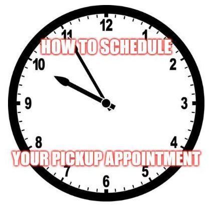 lot 2 image: How to schedule your REQUIRED load out time