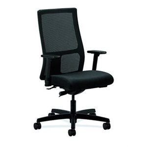 lot 1154 image: HON Ignition Series Mid-Back Work Chair - Mesh Computer Chair for Office Desk, Black (HIWM2)