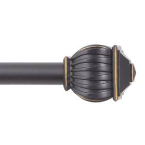 lot 1168 image: Kenney 58 Beckett Decorative Window Curtain Rod, 48-86, Oil Rubbed Bronze
