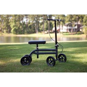lot 1197 image: Economy Knee Scooter Steerable Knee Walker Medical Leg Scooter Crutch Alternative in Matte Black