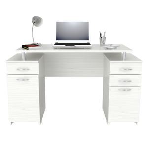 lot 1212 image: Computer Desk Washed Oak - Inval