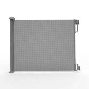 lot 1233 image: Perma Outdoor Retractable Gate, Extra Wide 71 in, Gray
