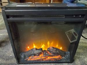 lot 1246 image: Altra Electric Fireplace Insert