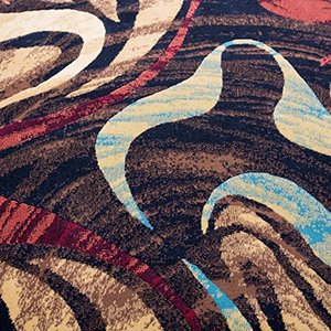 lot 1256 image: Home Dynamix Catalina Picasso Area Rug, 53 x 72, Black