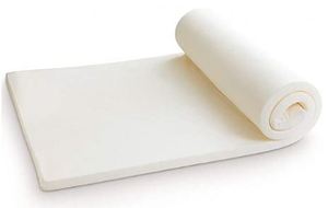 lot 1244 image: GENERAL ARMOR Queen Mattress Topper - Memory Foam with Washable Cover, 2-Inch